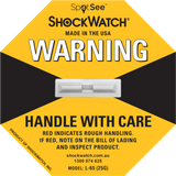 ShockWatch fra Elcon Broker L 65 - ShockWatch gul