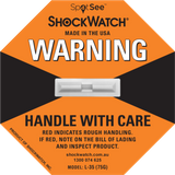 ShockWatch fra Elcon Broker L 35 - ShockWatch Oransj